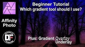 Make your gradient fill live. Affinity Photo tutorial.