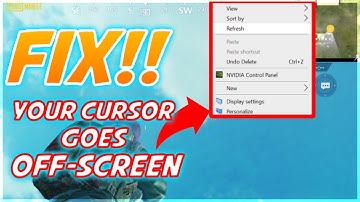 HOW TO FIX WHEN YOUR CURSOR GOES OFF-SCREEN || PUBG MOBILE EMULATOR || RASPY GAMING