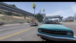 80s Car Chase | BeamNG.Drive