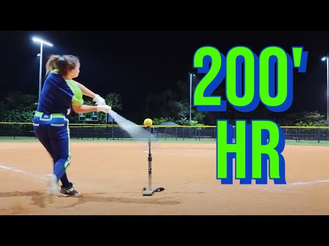 4th Grader Hits Home Runs Over 200 FT. Softball Field Fence