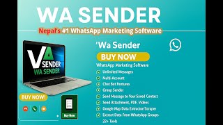 Whatsapp Bulk Sender In Nepal Lifetime License Auto Reply Bot Grow Sales Fast