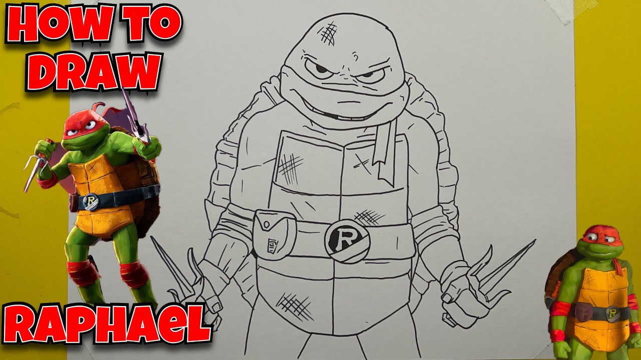 Como DESENHAR o LEONARDO das TARTARUGAS NINJA - Como DIBUJAR a LEONARDO de  las TORTUGAS NINJA - TMNT 