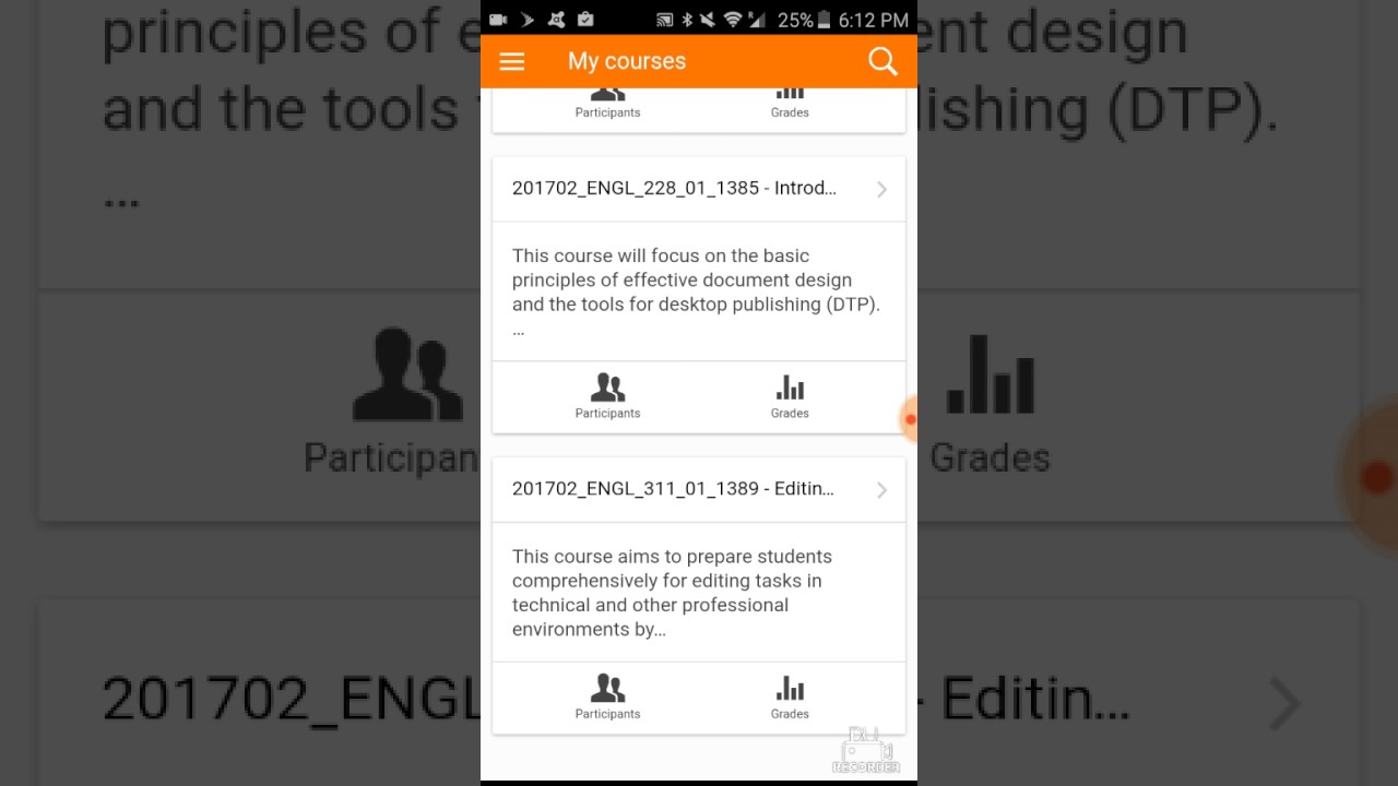 Messaging Contacts in Moodle Mobile - YouTube