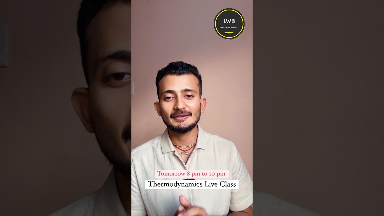 🔴Thermodynamics Live Class | IIT JEE & NEET aspirants | Class 11th & 12th | Suraj Sir 