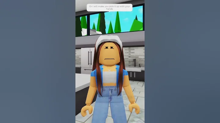 Mom MADE us do WHAT?! Roblox BrookhavenRP #shorts #brookhaven #roblox