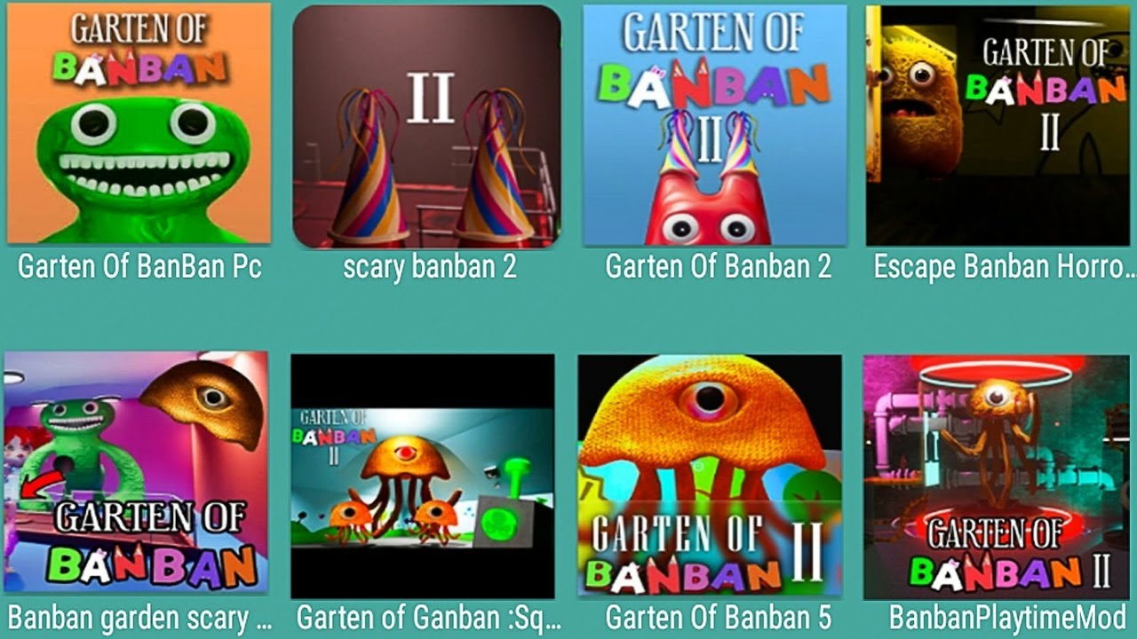 Garten Of BanBan PC,Scary BanBan 2,Garten BanBan 2,Escape BanBan