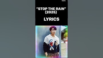 Stop The Rain  Song by RM and Tablo -2025(Lyrics) #shorts #bts #youtubeshorts