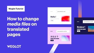 How to Change a Media File on a Translated Page [Weglot Tutorial - 2024]