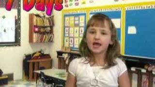 5 Year Old Brianna From All4tubekids Sings 7 Days in a Week