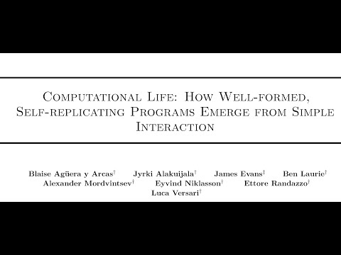 Computational Life: How