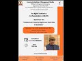IIC Activity @ CIMS "Intellectual Property Rights and their Role in Business"  -  23rd Nov 2024