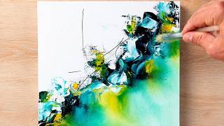 Can This Sketch Become an Abstract Painting?