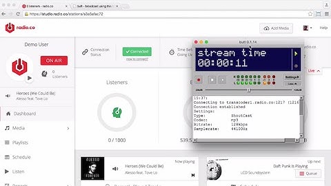 BUTT (Broadcast Using This Tool) - Radio Streaming Tutorial for Mac OSX