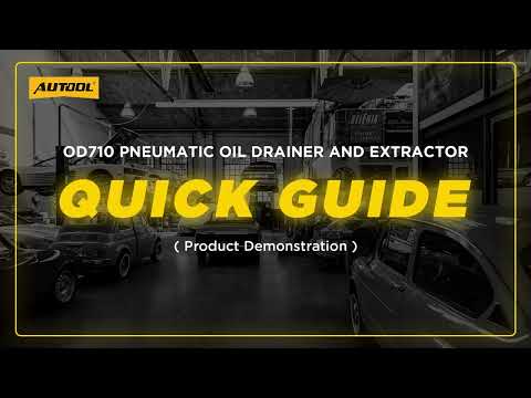 Video Máy hút dầu OD710 Autool bồn 70 lít, khay hứng chỉnh cao