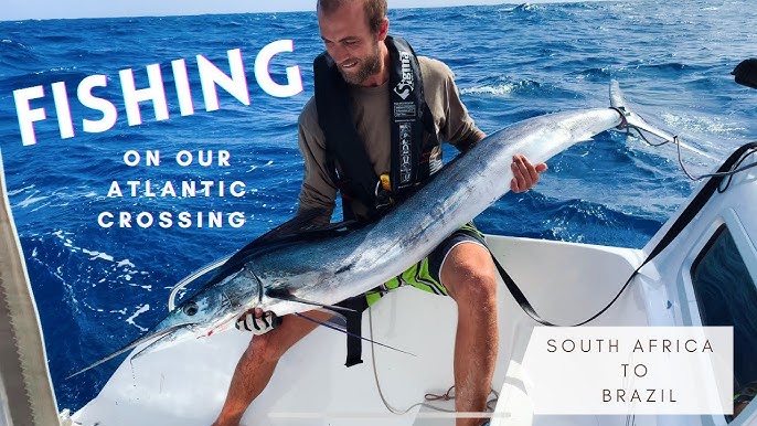 Fishing during ATLANTIC CROSSING - SAILING the Atlantic Ocean with our  Beneteau Oceanis Ep. 43 