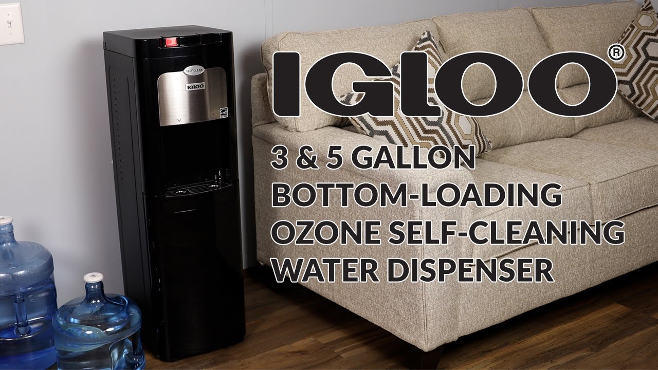 IWCBL5OSCEC1CHBKS IGLOO® 3 & 5 Gallon Stainless Steel Ozone Self