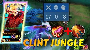 CLINT THE KING OF THE JUNGLE - CLINT USE RETRIBUTION PLUS "GREAT DRAGON SPEAR" ~ MLBB 2023