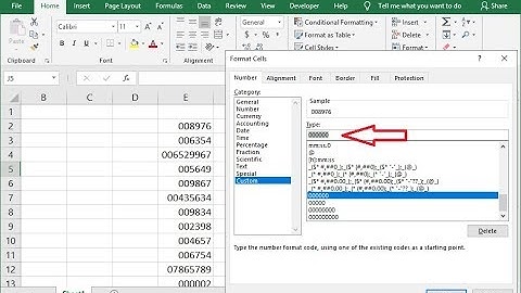 How to Add Zero 00 Before Numbers in MS Excel