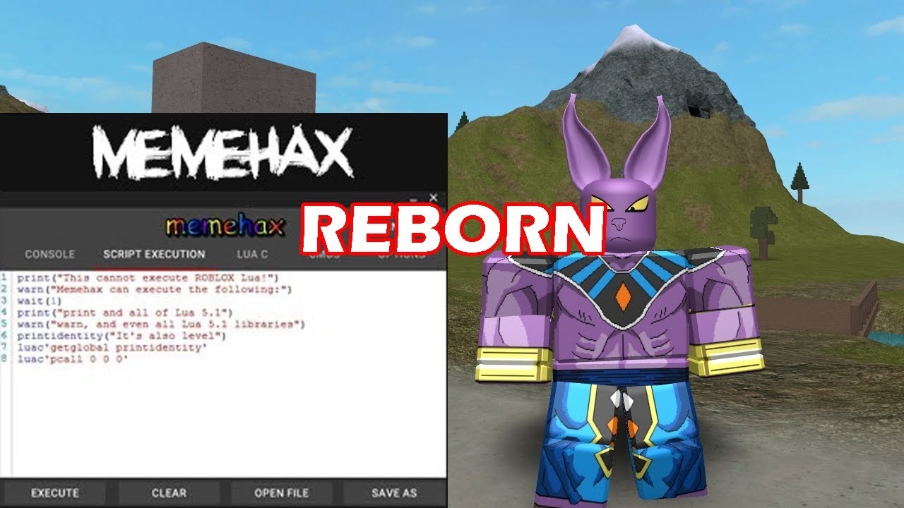 New Roblox Hack Exploit Re Memehax Working Full Lua Script - roblox memehax download roblox hack into accounts