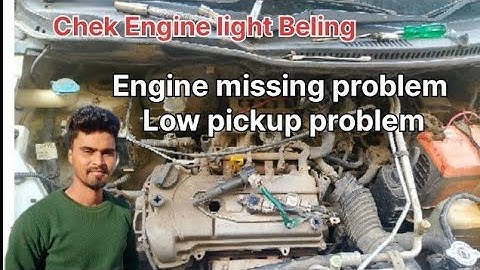 Engine light Beling||Engine Misfire problem Maruti suzuki WagonR Kseries