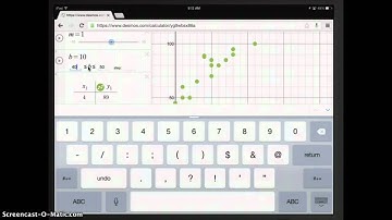 Bivariate Data using Desmos Part 2