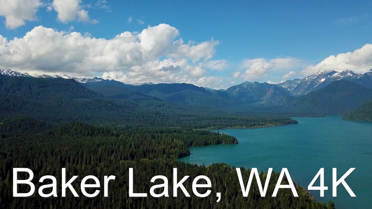 Baker Lake, Washington Kayaking and Camping 4K UHD with Spectacular