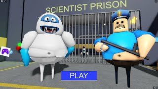 NEW ABOMINABLE BOSS BARRY'S PRISON RUN! OBBY ALL JUMPSCARE FULL GAMEPLAY #roblox #obby