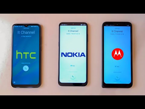 HTC Wildfire E3 vs Nokia G21 vs Motorola Defy Incoming Call