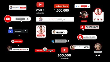 YouTube Channel Subscribe Button Video - After Effects Template