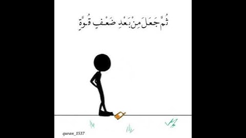 سورة الروم الآية ٥٤ ﴿اللَّهُ الَّذِي خَلَقَكُمْ مِنْ ضَعْفٍ..﴾