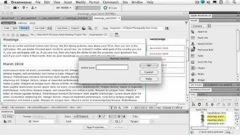 Dreamweaver CS5. Tutorial. Fonts & text on the web (3 of 5).wmv