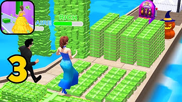 Money Run 3D - Gameplay Walkthrough Part 3 All Levels 41 - 60 (Android, iOS)