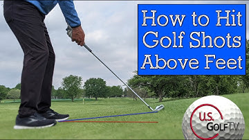 How to Hit an Uphill Lie Golf Shot - Golf Course Management