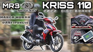 MODENAS KRISS MR3 110 DISC BRAKE 2022 REVIEW | KRISS MR3 | MOTOR BAJET PILIHAN RIDER