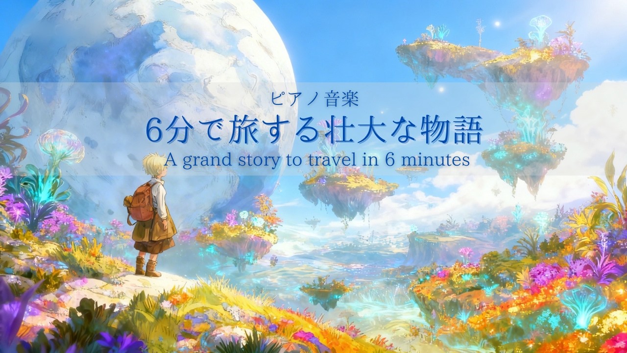 6分で旅する、壮大なファンタジーピアノBGM｜Destiny is mine【作業用・勉強用】