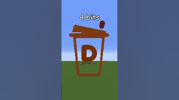 Minecraft Dunkin 64 bits 32 bits 16 bits 8 bits 4 bits 2 bits 1 bit