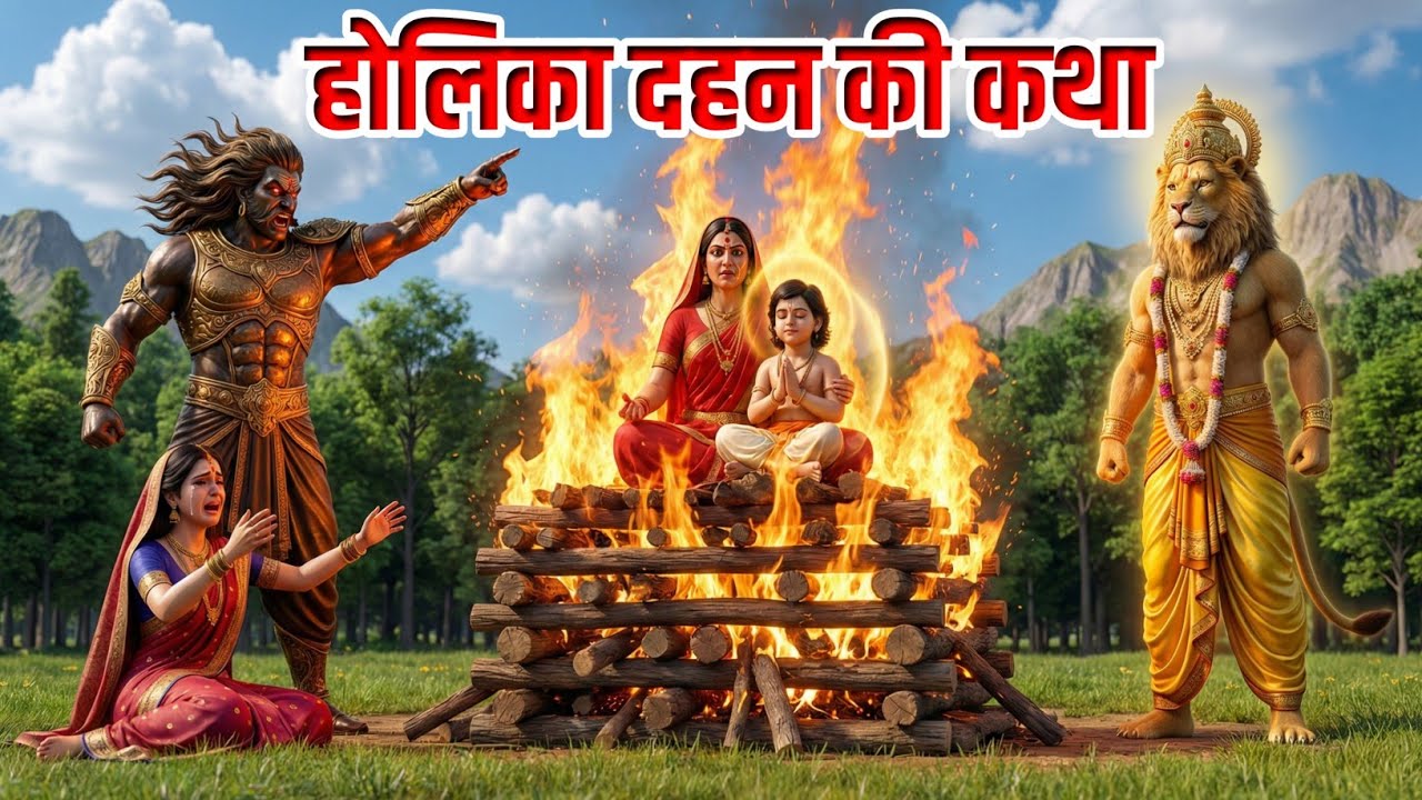 होलिका दहन की कथा | होली क्यों मनाते हैं?। Holika Dahan ki kahta #होली