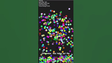 Making a Physics Simulation in under 60 Seconds #shorts #physics #pygame #programming