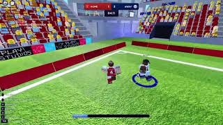 ROBLOX (playing super league soccer)