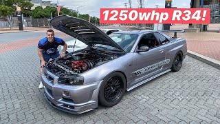 1200WHP NISSAN SKYLINE R34 GTR FIRST DRIVE! *Sequential Manual* 1200WHP NISSAN SKYLINE R34 GTR FIRST DRIVE! *Sequential Manual*