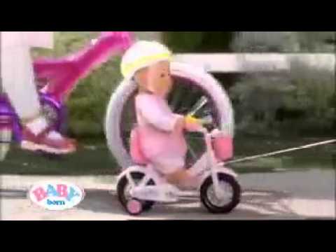 Baby Born magic bike magische fiets)  van Zapf Creation www speelpoppen nl