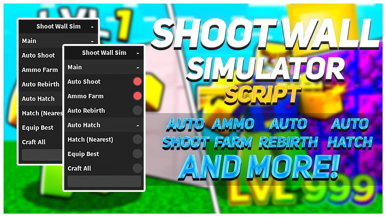 Shoot Wall Simulator Script | Auto Shoot, Ammo Farm & More! (How to Cheat Pastebin Roblox?)
