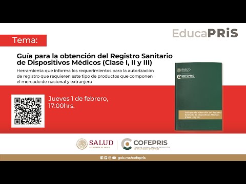 Guía para la obtención del Registro Sanitario de Dispositivos Médicos (Clase I, II y III)