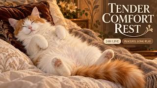 LIVE 24 UUR troostende kattentelevisie 🐈 Rustgevende muziek voor fijne rust screenshot 4