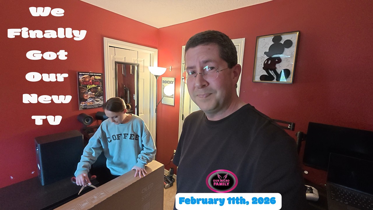 Today We Finally Get Our New Oled Television Set From Best Buy | February 11 2026