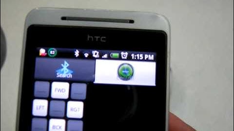 iRobot Create Teleoperation via Bluetooth.avi