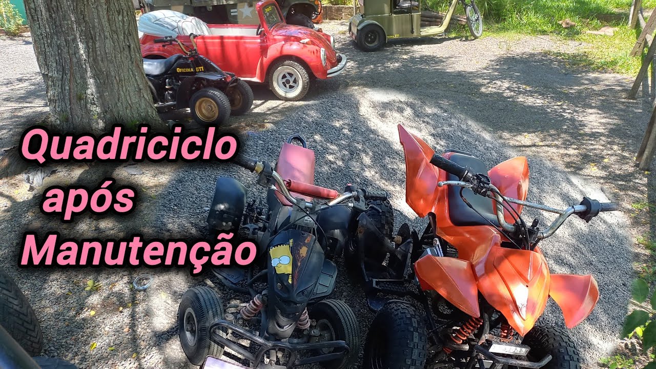 Veja como ficou o quadriciclo  após  revisão 