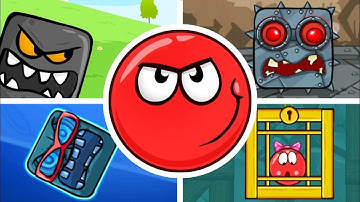 Red Ball 4 - Gameplay Walkthrough Part 6 - All Bosses (iOS, Android) #IMRONNIEGAMER