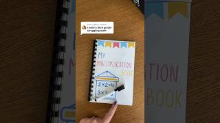 Multiplication book #timestables #multiplication #learningbooks