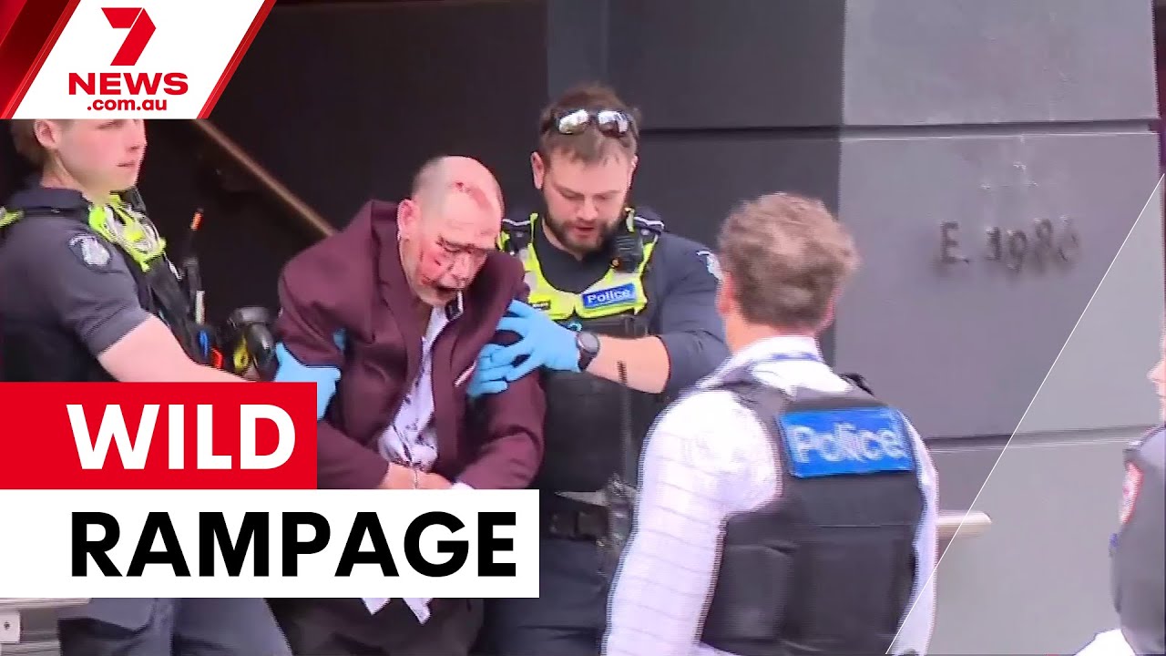 Gunman's wild Melbourne rampage ends at city hotel | 7NEWS